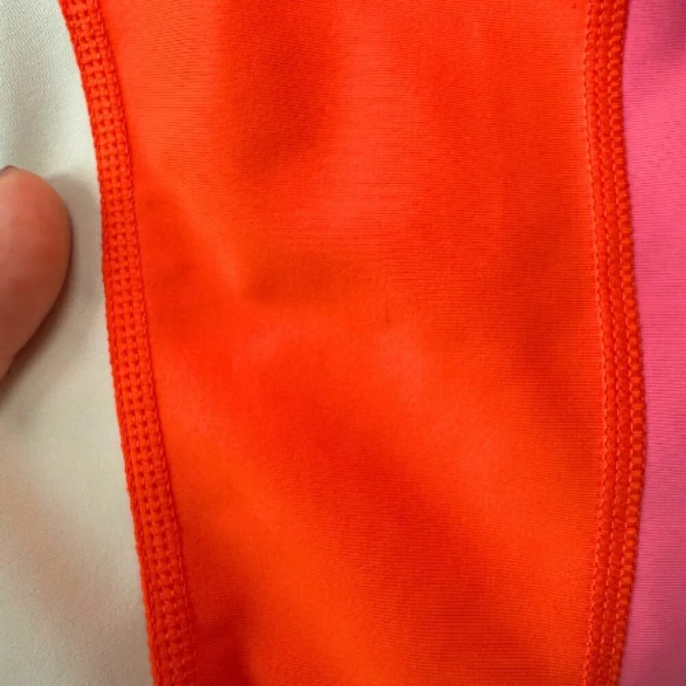 SAGE COLLECTIVE Orange Pink Colorblock Legging Size XS - Picture 16 of 16